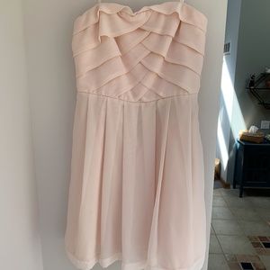 Blush Strapless Dress